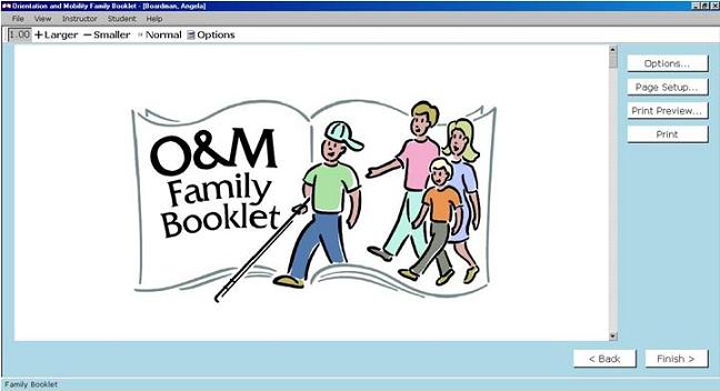 O&M Family Booklet Booklet