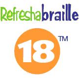 Refreshabraille 18 logo