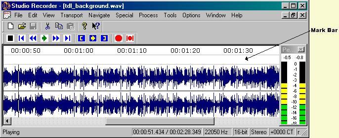 Image of Studio Recorder Wave View with ruler
