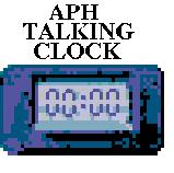 APH Talking Clock logo
